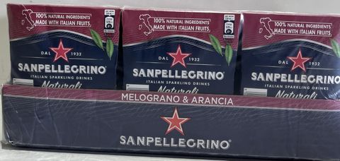 CAN MELO. AND ARAN. SAN PELLEGRINO x24