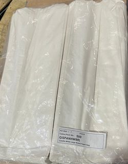 LARGE BREAD BAGS WHITE x500