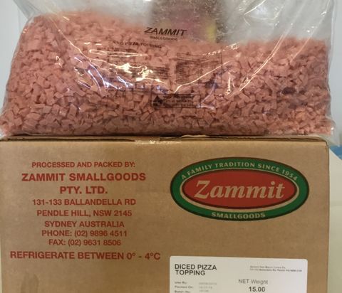 DICED HAM ZAMMIT 3KG