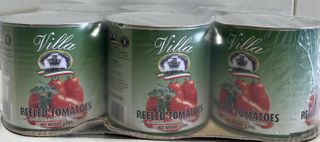 W/PEELED TOMATO VILLA 6x 2.5KG