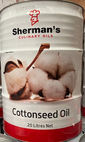 COTTONSEED OIL 20L. SHERMAN