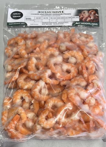 90/120 C&P VAN. PRAWNS 700GR