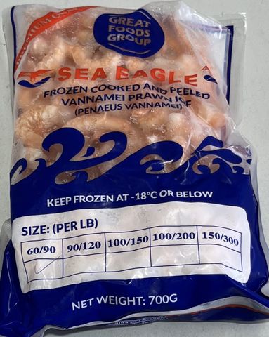 60/90 C&P VAN. PRAWNS 700GR