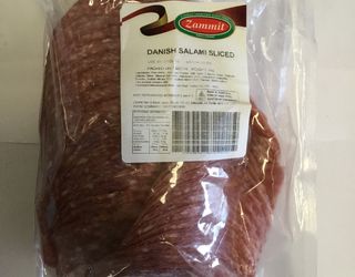 SLICED DANISH SALAMI ZAM. 1KG