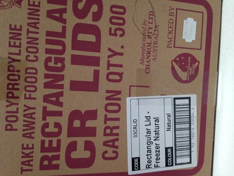 FREEZER LIDS PLASTIC REC. 50x10