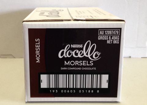 CHOCOLATE MORSELS 2KG