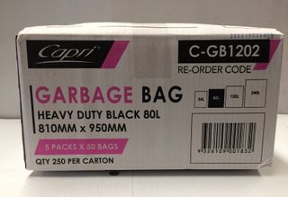 GARBAGE BAG 80L. x 250