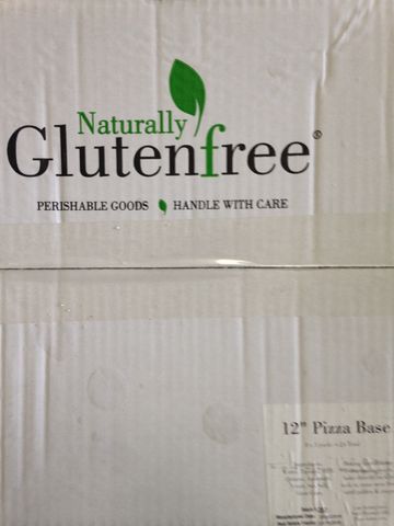 NATURALLY 12' GLUTEN FREE BASES x24