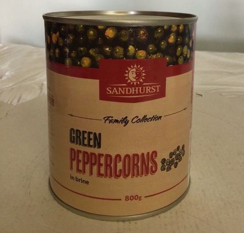 GREEN PEPPERCORNS 800GR