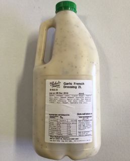 GARLIC ITALIAN DRESSING 2L.