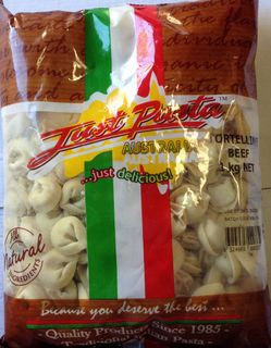 JUST PASTA TORTELLINI BEEF 1KG