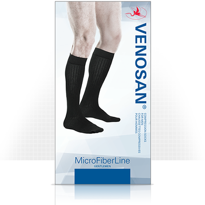 MICROFIBER MENS SOCK 20-30mmHg