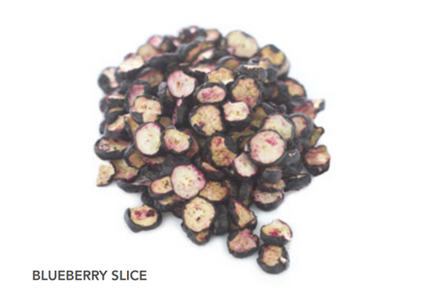 BLUEBERRY SLICES FREEZE DRIED 200g FRESH AS