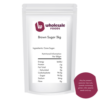 BROWN  SUGAR 3kg BAG