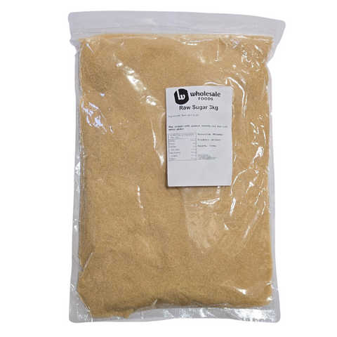 RAW SUGAR 3kg BAG