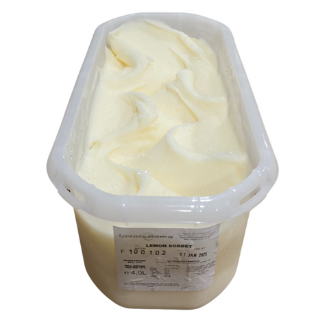 SORBET LEMON GELATO ROMA 4 LITRE