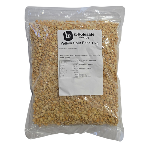 PEAS YELLOW SPLIT 1KG BAG
