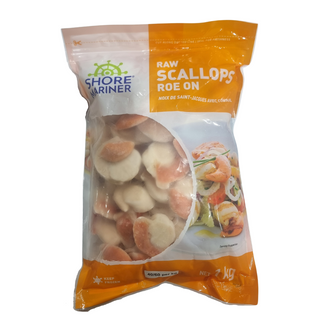 SCALLOPS NATURAL 40/60 1kg PACK