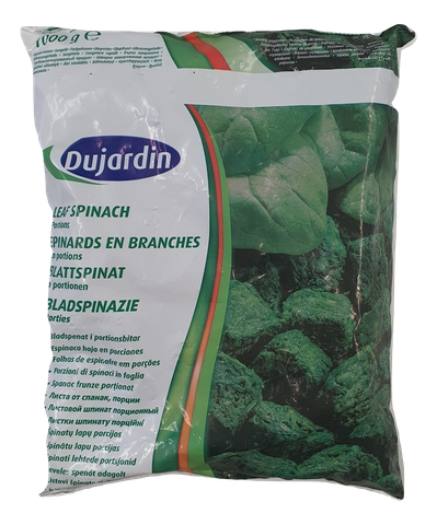 SPINACH PORTIONS LEAF 1KG BAG