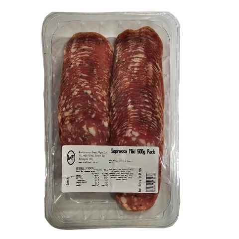 SOPRESSA SALAMI  MILD SLICED 500g