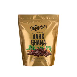 CHOCOLATE COUVERTURE DARK 72% GHANA PIPS 2KG WHITTAKERS