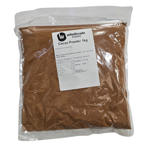 CACAO POWDER RAW 1kg BAG (Cacao)