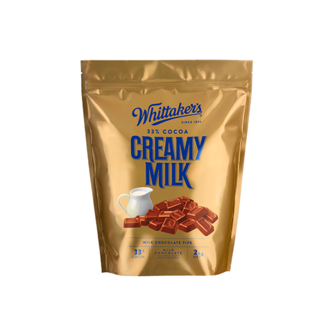 CHOCOLATE COUVERTURE MILK 33% PIPS 2KG WHITTAKERS