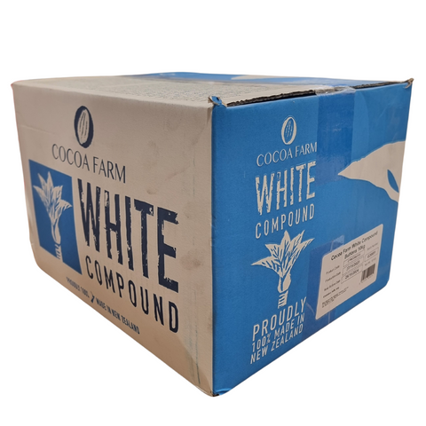 CHOCOLATE COMPOUND WHITE BUTTONS 10KG BOX