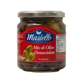 OLIVES GREEN PITTED STANDARD 290g JAR MASIELLO