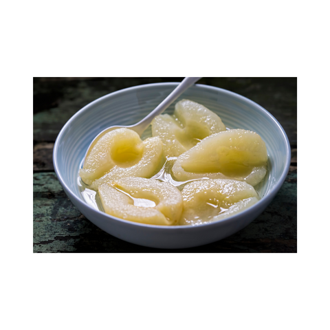 PEARS QUARTERS IN LIGHT SYRUP A10 CAN ESSENTE
