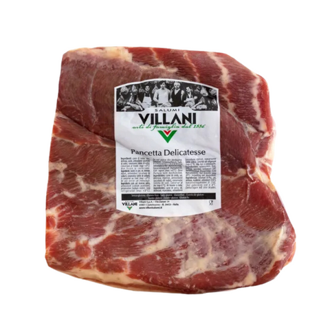 PANCETTA WHOLE STAGIONATTA DELICATESSE PER KG (1.5kg APPROX.)