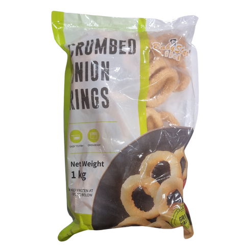 ONION RINGS CRUMBED 1kg PACK