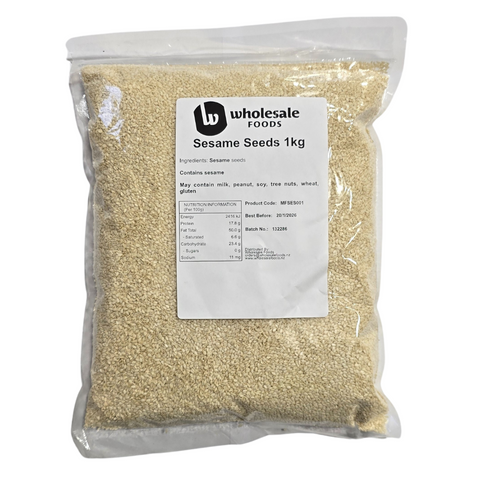 SESAME SEEDS WHITE 1KG BAG