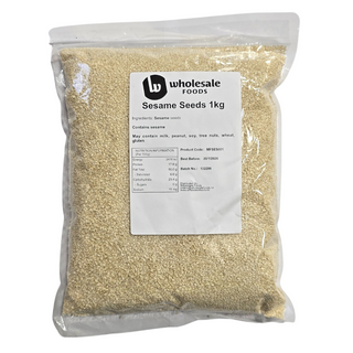 SESAME SEEDS WHITE 1KG BAG