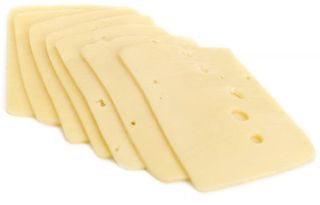 SLICED SWISS CHEESE 800g (45 SLICES) EMBOURG