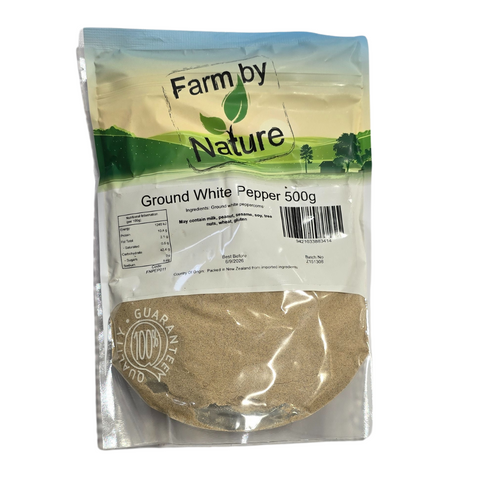 PEPPER WHITE GROUND 500g