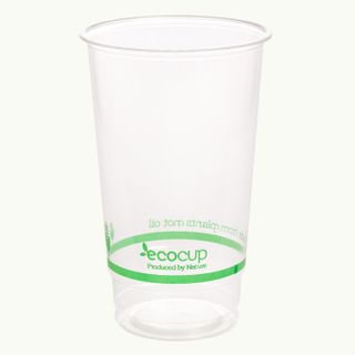 ECO CUP CLEAR GREEN 700ml (50 SLEEVE) ECOWARE