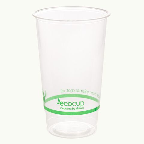 ECO CUP CLEAR GREEN 700ml (50 SLEEVE) ECOWARE