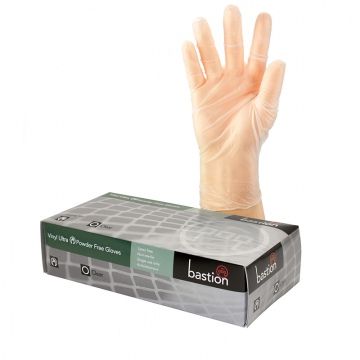 GLOVES VINYL CLEAR LARGE 100 PER PACK