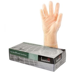 GLOVES VINYL CLEAR SMALL 100 PER PACK