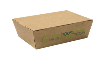 BOX LARGE TAKE AWAY (50 SLEEVE) GREEN CHOICE