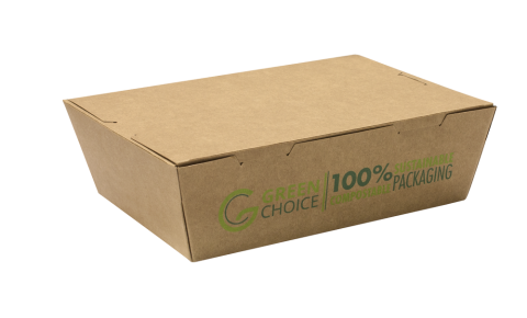 BOX LARGE TAKE AWAY (50 SLEEVE) GREEN CHOICE