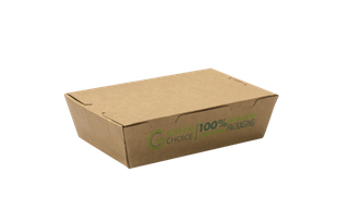 BOX SMALL TAKEAWAY (50 SLEEVE) GREEN CHOICE