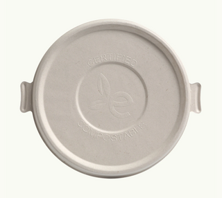 SUGARCANE BOWL LID (50 PER SLEEVE) ECOWARE