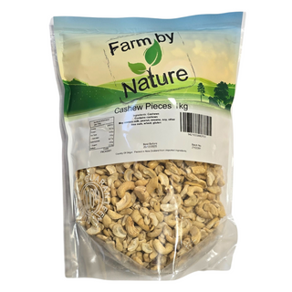 NUTS CASHEWS PIECES RAW 1kg