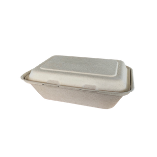 CLAMSHELL BAGASSE SMALL (50 SLEEVE) DECENT PACKAGING