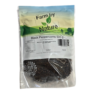 PEPPERCORNS BLACK DRIED 500g