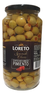 OLIVES GREEN STUFFED PIMENTO 935gm