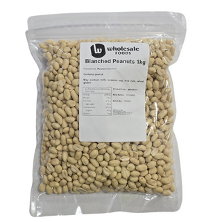 NUTS PEANUTS BLANCHED WHOLE 1kg