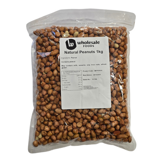 NUTS PEANUTS NATURAL RAW 1kg